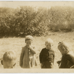 Patrick E. Bowe Nursery School - Students from 1935 - 1938 - Five children at play