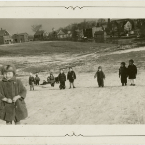 Patrick E. Bowe Nursery School - Students from 1935 - 1938 - Children at play in the snow