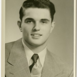 Chicopee High School Class of 1949 - Senior Portrait of Raymond Godin