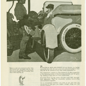 Fisk Tire Company Print Ad - A New Class of Motorists