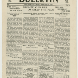 The Fisk Bulletin - Athletic Association