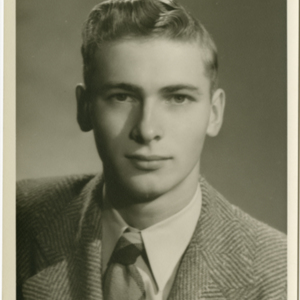 Chicopee High School Class of 1949 - Senior Portrait of William Van Derpoel