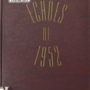 Chicopee High School Yearbook 1952