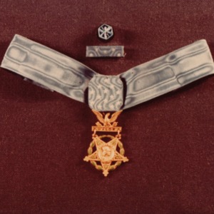 Replica of Charles H. Tracy&#039;s Medal of Honor