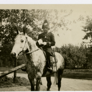 Man in Uniform Sitting on a Horse