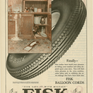 Fisk Tire Company Print Ad - Dog Trouble